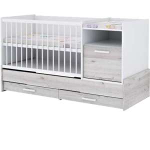 Todi Bee Kombi Babaágy - Pelenkázóval és Ágyneműtartóval
