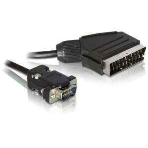 Delock-Kabel Video-Scart-Stecker-Ausgang auf VGA-Stecker-Eingang, 2m 65028 57315071 Audio- und Videokabel
