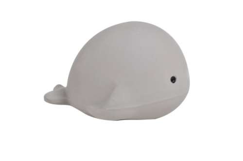 Tikiri Ocean Buddies Bálna Fürdőjáték, Szürke, Természetes Gumi, Baba Rágóka, Érzékszervi Játék 