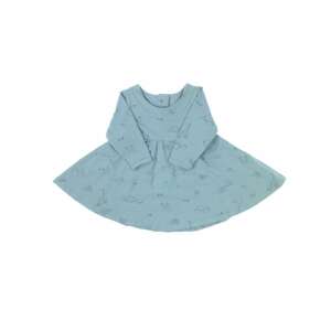 Marks & Spencer világoskék állatmintás baba ruha - 0-1 hó, 54, 4,5 kg 32382455 Kislány ruha