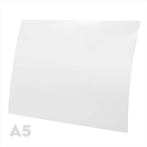 A5 Kunststoff-Notizbuchunterlage, weiß, Victoria