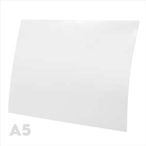 Podkładka pod zeszyt A5, plastikowa, biała, Victoria - Victoria