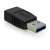 Delock USB 3.0 A female to A male adapter, black