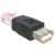 Adapter Delock USB-A żeński &gt; RJ45 męski, czarny 57343383
