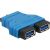 Közelkép a Delock USB 3.0 Pin Header - Kettős USB 3.0 adapterről