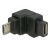 Адаптер Delock USB 2.0 Micro-B мъжки &gt; USB 2.0 Micro-B женски с въртящ се край, черен 57815941