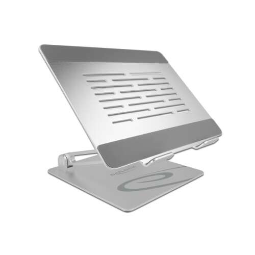 Delock Állítható alumínium laptop és tablet állvány - USB bővítő
