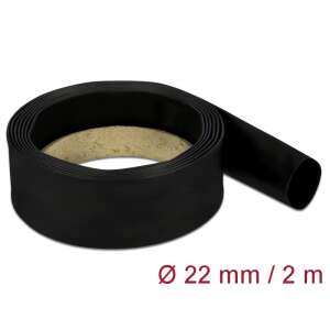 Delock Fekete zsugorcső 22mm x 2m - UTP kábel