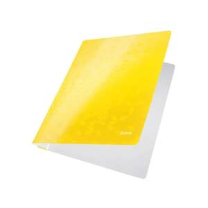 Leitz Wow yellow A4 lever arch file, 3/4 view - Leitz File folder
