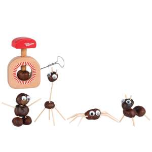 Goki Peggy Bugglejoy gesztenyefigura készítő szett, fa gesztenyefigura készítő, kézműves készlet gyerekeknek - Goki