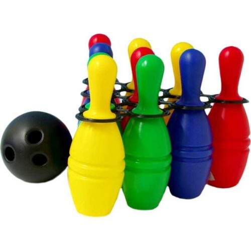 Mini Bowling Játék - 10 db Bábu és Labda - 33x33x33 cm 144079589 - Dorex