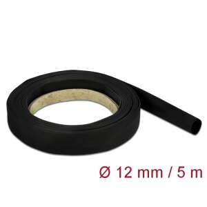 Delock Fekete zsugorcső 12mm x 5m - UTP kábel