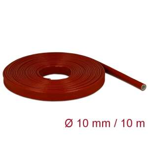 Delock Tűzvédelmi szilikon borítású takarás 10 m x 10 mm piros 91247751