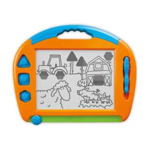 Lena Zauberzeichner magnetická kresliaca tabuľa s pečiatkami, oranžová a modrá, pre deti - Tabule na kreslenie, písanie