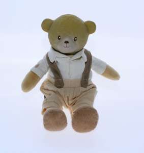 Tikiri Wallace a medve játék, organikus gumi fejjel, organikus gumiból és pamutból 31523008 Plüssök - 20 - 30 cm