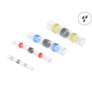 Delock vízhatlan zsugor vezeték csatlakozó készlet, 50 db, különböző színek, 26-10 AWG - Zsugorcső