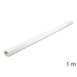 Delock 22x15mm Fehér Kábelcsatorna - 1m Hosszúság - Delock