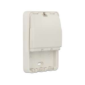 Delock Keystone fali doboz 3 port nyitva - Keystone modul kiegészítő