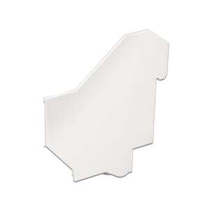 Delock Keystone DIN Sínre Szerelhető Fedél - Fehér - Keystone modul kiegészítő