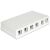Delock Keystone falra szerelhető doboz, 6 port 57348596