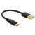 Delock Töltő kábel USB A-típusú - USB Type-C  csatlakozó végekkel 15 cm 57348634