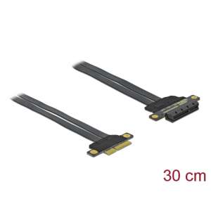 Delock PCI Express x4 Riser kártya 30 cm-es hajlékony kábellel - PCI hálózati kártya