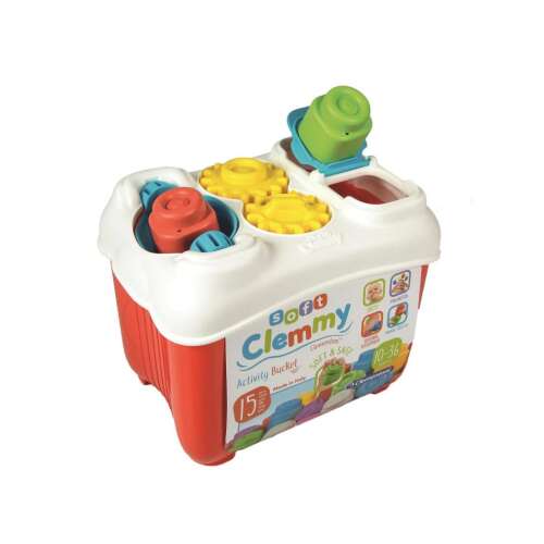 Clemmy Baby: 15 darabos formaválasztós készségfejlesztő dobozka