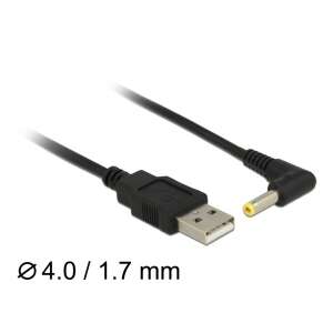 Cablu de alimentare USB Delock cu mufă DC 4,0 x 1,7 mm, lungime 1,5 m - Cabluri de alimentare