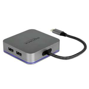 Stacja dokująca Delock USB Type-C z 4K HDMI, 3 portami USB, Gigabit LAN i Power Delivery - Stacja dokująca