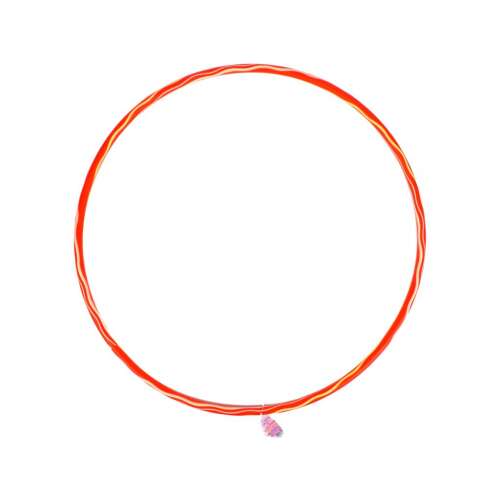 Červený hula hoop, priemer 75 cm, plastový, pre deti, cvičenie, zábava, vonkajšia hra