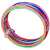 Viacfarebný hula hoop, priemer 75 cm, plastový, pre deti, cvičenie, zábava, vonkajšia hra