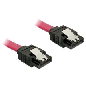 Delock SATA 6Gbps 20cm straight-to-straight red cable - Cable