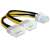 Cablu adaptor sursa Delock PCI Express 8 pini la 2x Molex