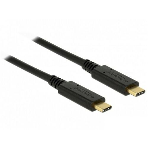 Delock USB 2.0 Type-C - Type-C kábel, 3m, PD 5A E-Marker - USB kábel