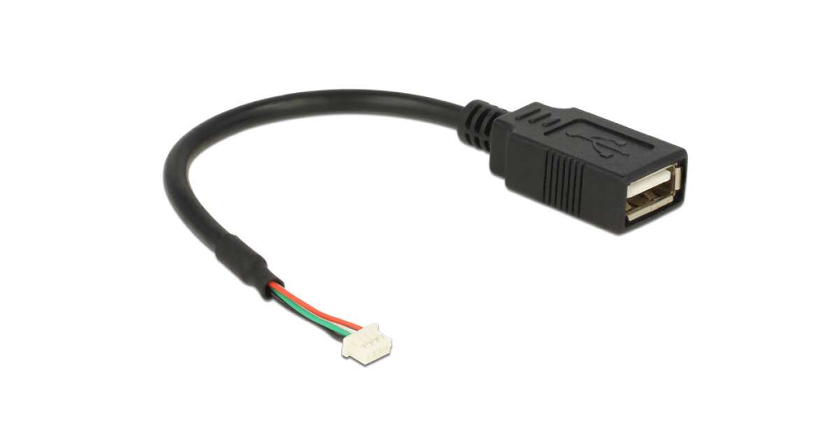 Delock USB 2.0 cable with 1.25 mm, 4-pin USB 2.0 A-type connector 15cm 91248695