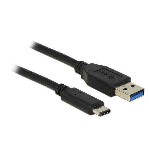 Delock USB 3.1 Gen 2 A към USB-C кабел, 1m, черен