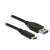 Kabel Delock USB-C do USB-A, 10 Gbps, 1 metr, czarny