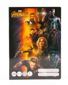 Zošit s riadkovaním A/5 14-32 (1. ročník) - Avengers