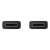 Detailný pohľad na konektor kábla Samsung USB-C na USB-C