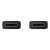 Kábel Samsung USB-C do USB-C, čierny, 1,8m, detail konektora