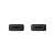 Detailný pohľad na konektor kábla Samsung USB-C na USB-C