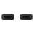 Detailný pohľad na konektor kábla Samsung USB-C na USB-C