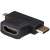 Akyga AK-AD-23 HDMI - miniHDMI - microHDMI 3 az 1-ben adapter
