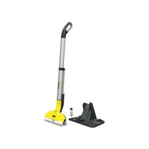 Kärcher FC 3 Cordless (gelb) Bodenreiniger, kabelloser Wischer mit Selbstreinigungsfunktion, für harte Böden, inklusive Ladestation und Reinigungslösung - Karcher Staubsauger