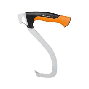 Fiskars WoodXpert Log Hook LH4, narzędzie do podnoszenia i przenoszenia kłód, z ząbkowanym brzegiem do chwytania i hakiem do podnoszenia - Fiskars