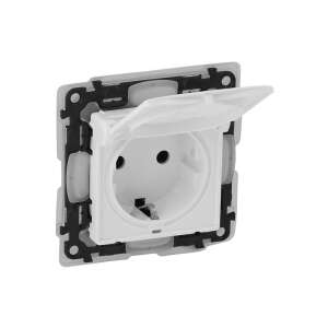 Legrand Gniazdo pojedyncze Valena Life hermetyczne IP44 uziemienie schuko biały (753119) 57757329 - Lampy i oświetlenie
