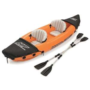 Bestway Hydro-Force Lite Rapid X2 felfújható kajak, narancssárga és fekete, két személyes kajak, két evező - Bestway