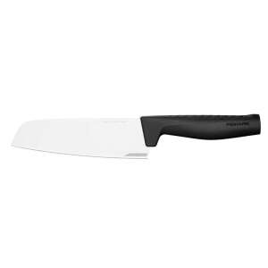 Fiskars Santoku knife, 16cm blade, black handle - Kitchen Knife