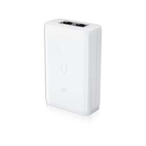 Zasilacz Ubiquiti U-POE-AT 48V 0,65A z portem Gigabit LAN, biały - Karta sieciowa