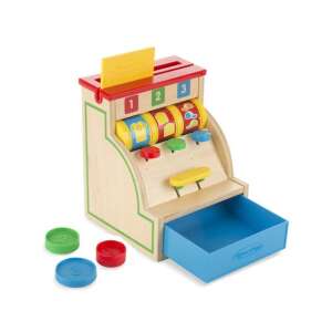 Melissa & Doug Fa Pénztárgép Játék, Szortírozás és Elhúzás Pénztárgép, szerepjáték, gyerekjáték, tanulójáték, fajáték, pénztárgép játék, oktatójáték, szerepjáték játék, gyerek pénztárgép - Melissa & Doug